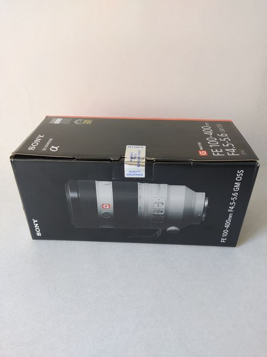 Об'єктив Sony SEL100400GM 100-400mm f/4,5-5,6 GM OSS FE,  Новий !