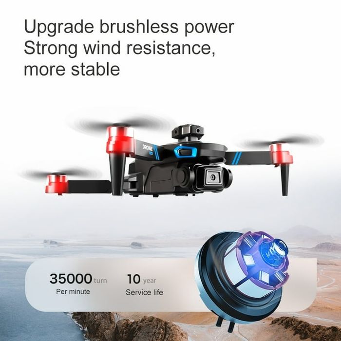 Drone  LU60 com câmaras duplas 4K, drone RC dobrável, brin