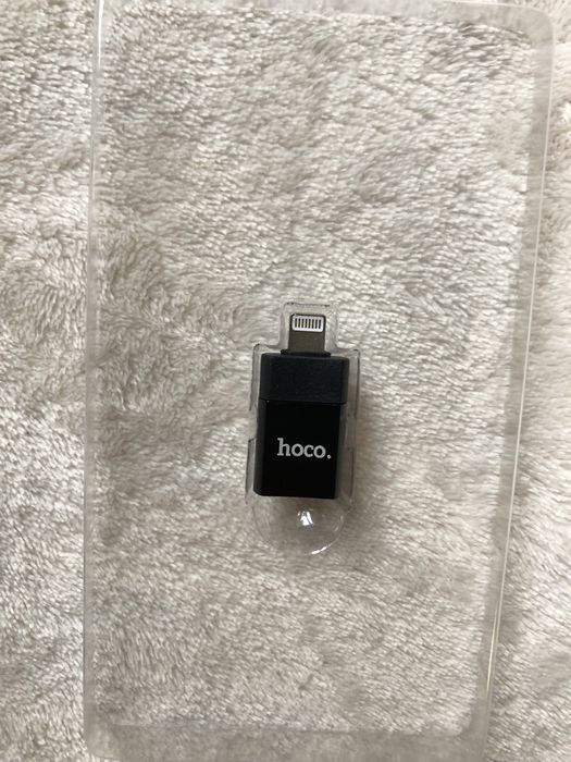 Кабель-перехідник hoco ip male to usb female