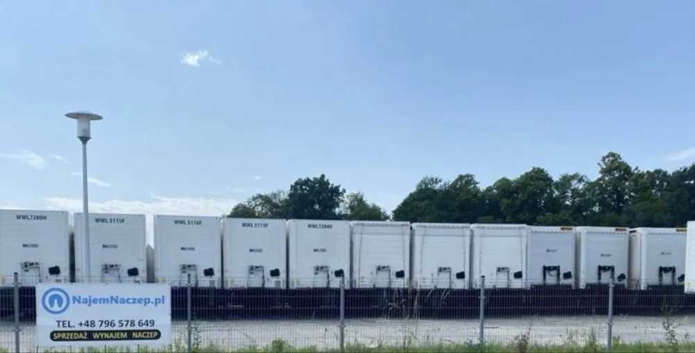Wynajem naczep typu CHŁODNIA na magazyn