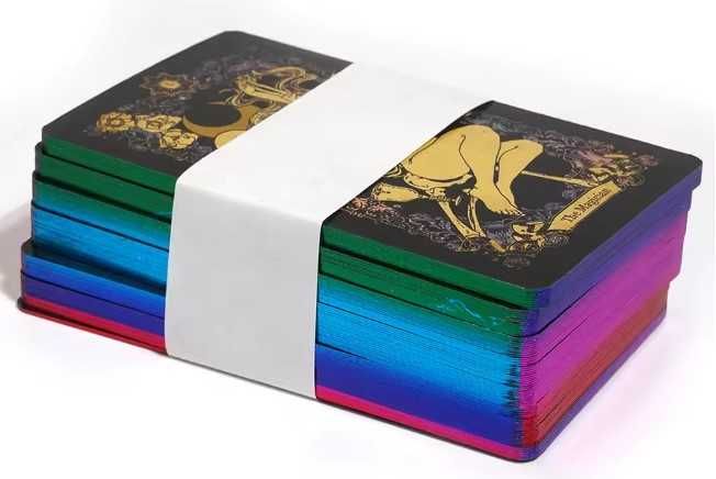 Baralho cartas Tarot The Wandering Spirit – Edição Caixa Metálica – Bordas Holográficas - Novo - Envio Gratuito