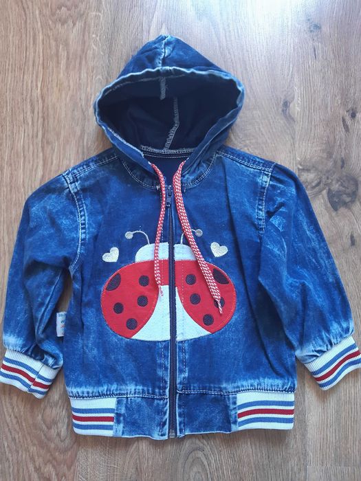 Kurtka dziecięca jeans rozm. 98 nowa