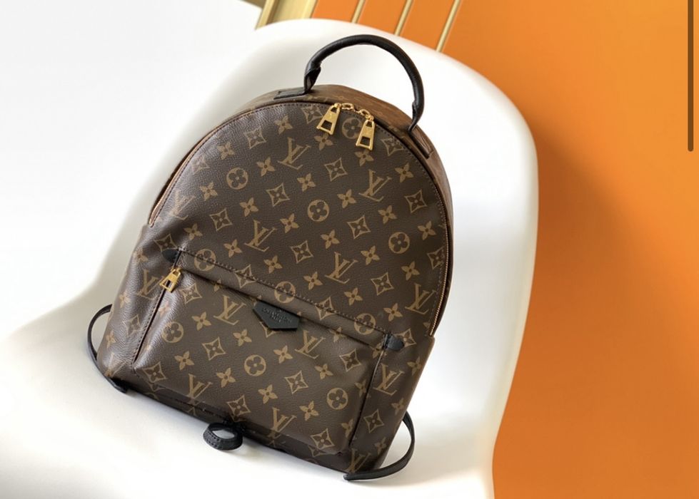Plecak LV Louis Vuitton Palm Springs MM Monogram skóra naturalna