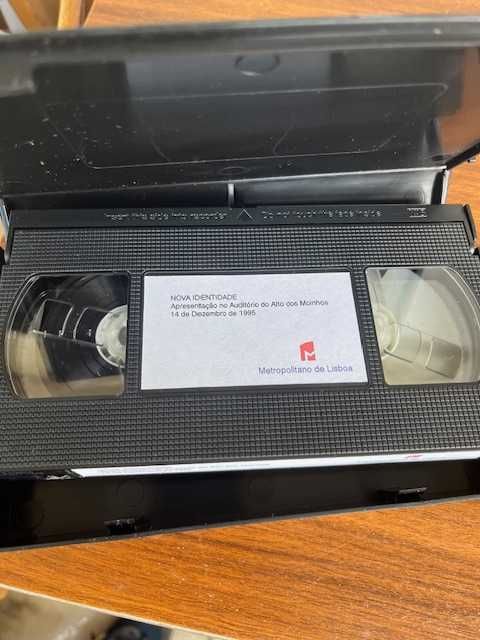 Cassetes VHS metropolitano Lisboa