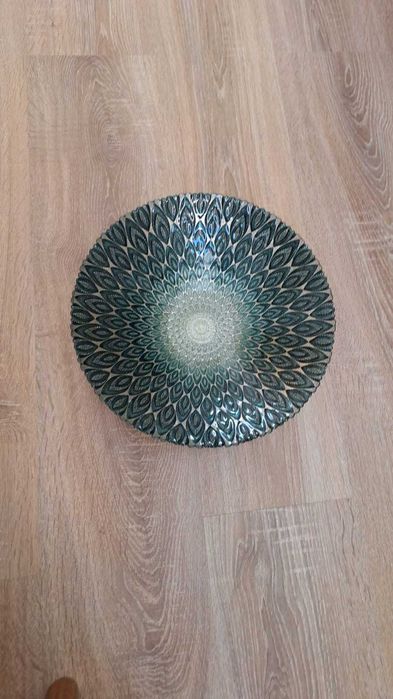Taça decorativa azul