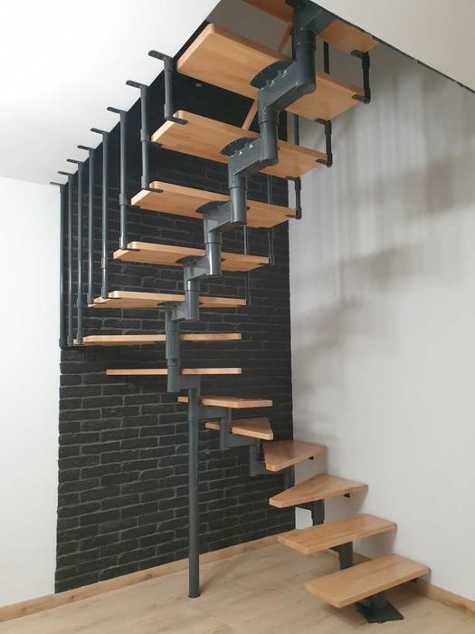 Komfortowe schody modułowe, zabiegowe Dolle Danzig