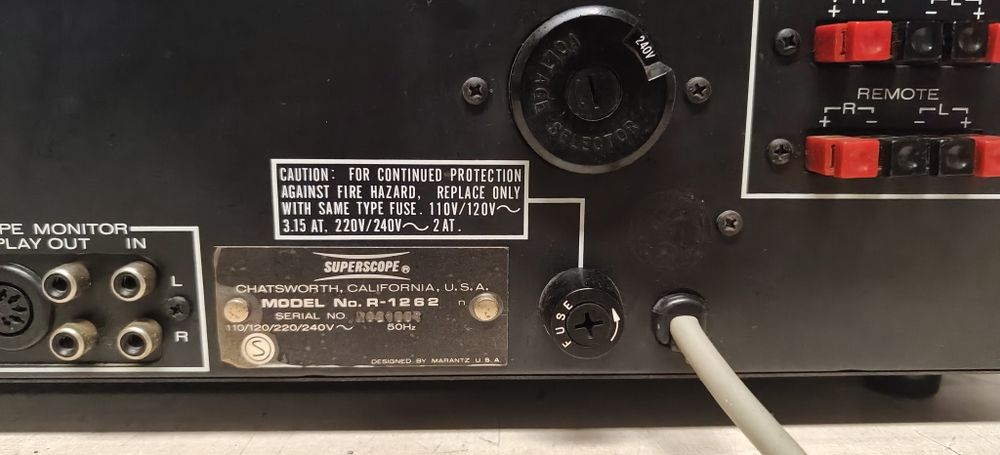 Amplituner MARANTZ R-1262 SUPERSCOPE. Vintage