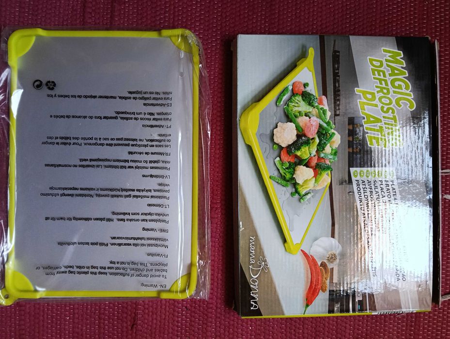 Bandeja / tabua de descongelação