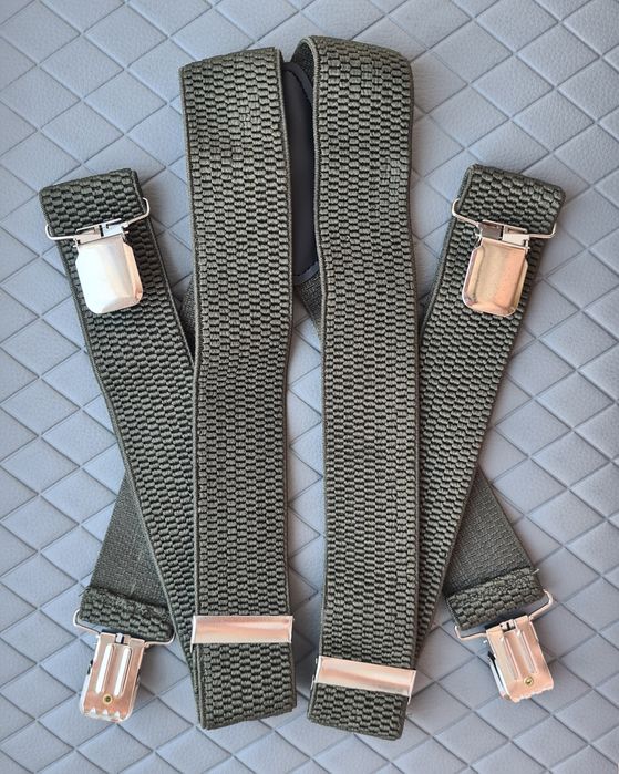 Подтяжки усиленные 110-120 см, подтяжки для брюк