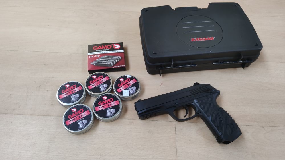 Pistola GAMO PT-85 Blowback nova mala recarga 2500 cumbos (envio gráti