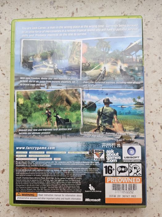 Farcry Instincts Predator gra Xbox 360