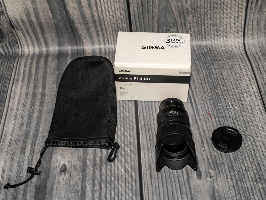 Nowy Obiektyw  sigma ART f 1,4 35 mm do Sony E