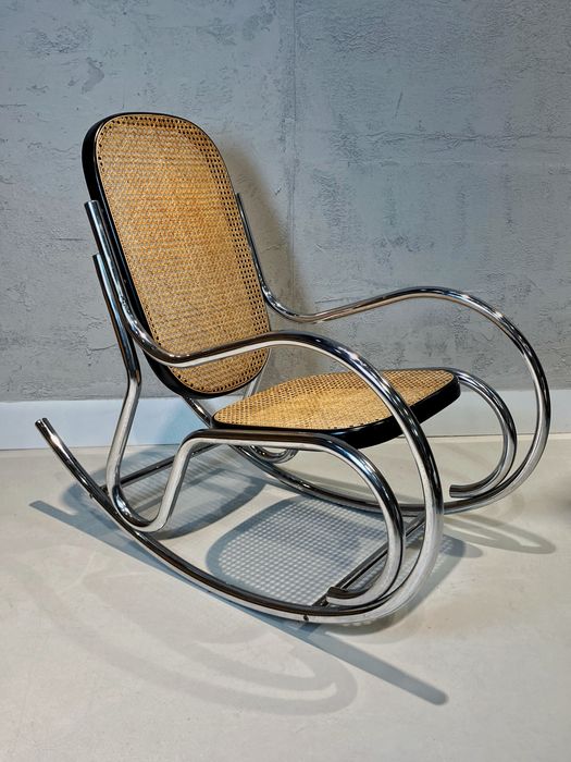 Oryginalny Kultowy Fotel Bujany Ceska Bauhaus  Marcel Breuer