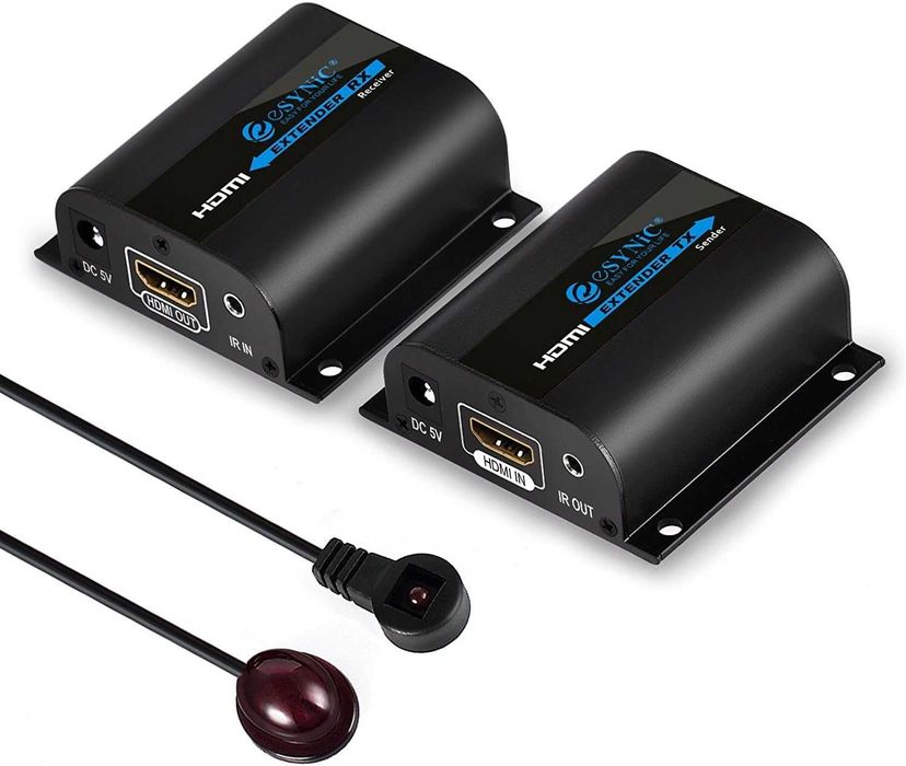 eSynic Profesjonalny przedłużacz HDMI POC 1080P HDMI Extender Splitter