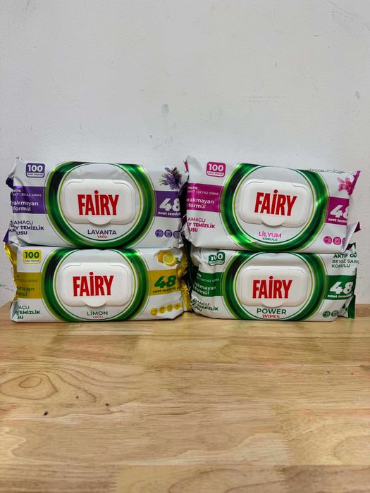 Chusteczki nawilżane Fairy uniwersalne 400 szt. antybakteryjne