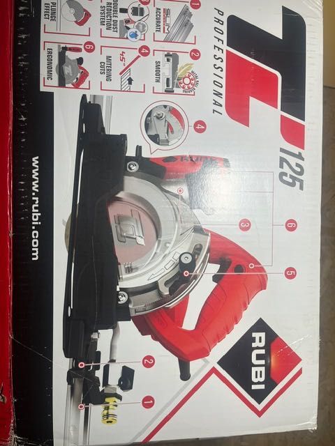 RUBI TC-125  Elektryczna ręczna przecinarka do płytek