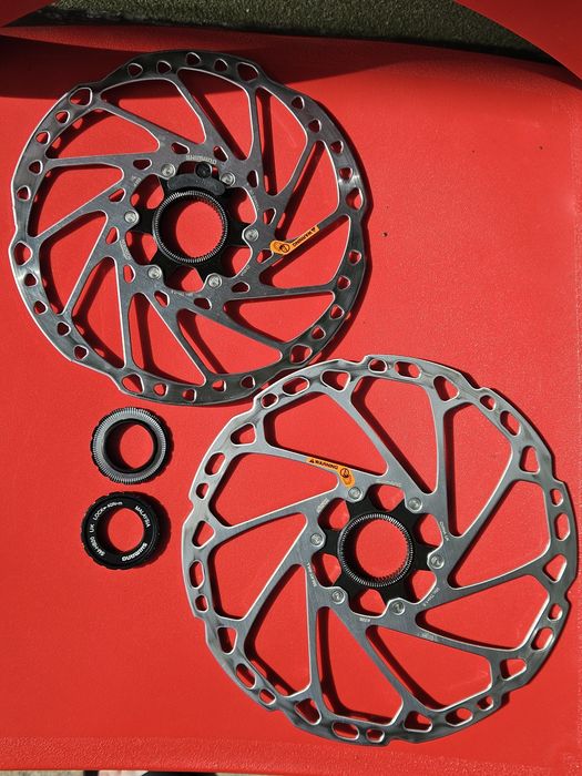 Tarcze hamulcowe shimano sm-rt-64ll deore/slx jak nowe!