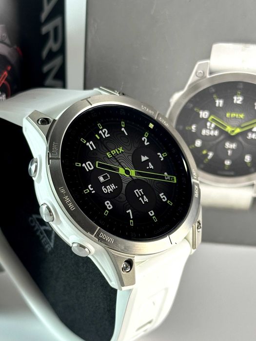 Розпродаж! Garmin Epix (GEN 2) – Sapphire White Titanium 47 mm