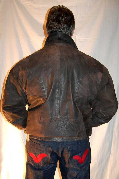 Куртка кожаная YAK р.XXL Genuine Exotic Yak Leather original ENGLAND