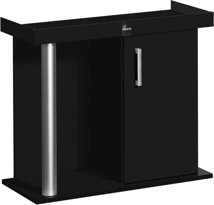 Szafka pod akwarium 80x35 czarna prosta