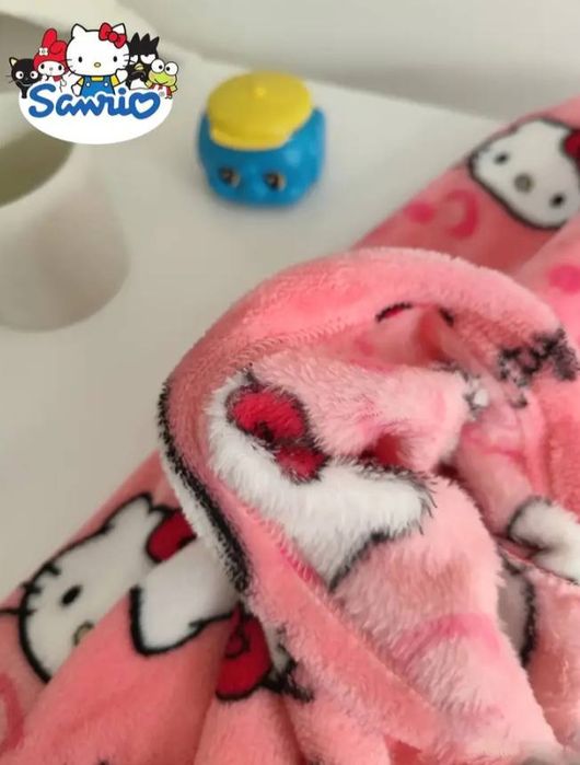 Штани hello kitty | Плюшеві штани | Піжамні штани