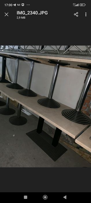 Столи, барні стільці, тримачі паперу, йоршики