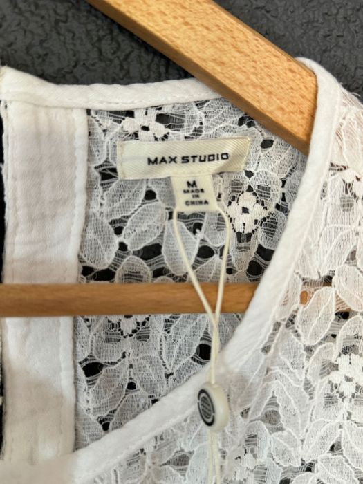 Bluzka na ramiączkach M biała Max Studio