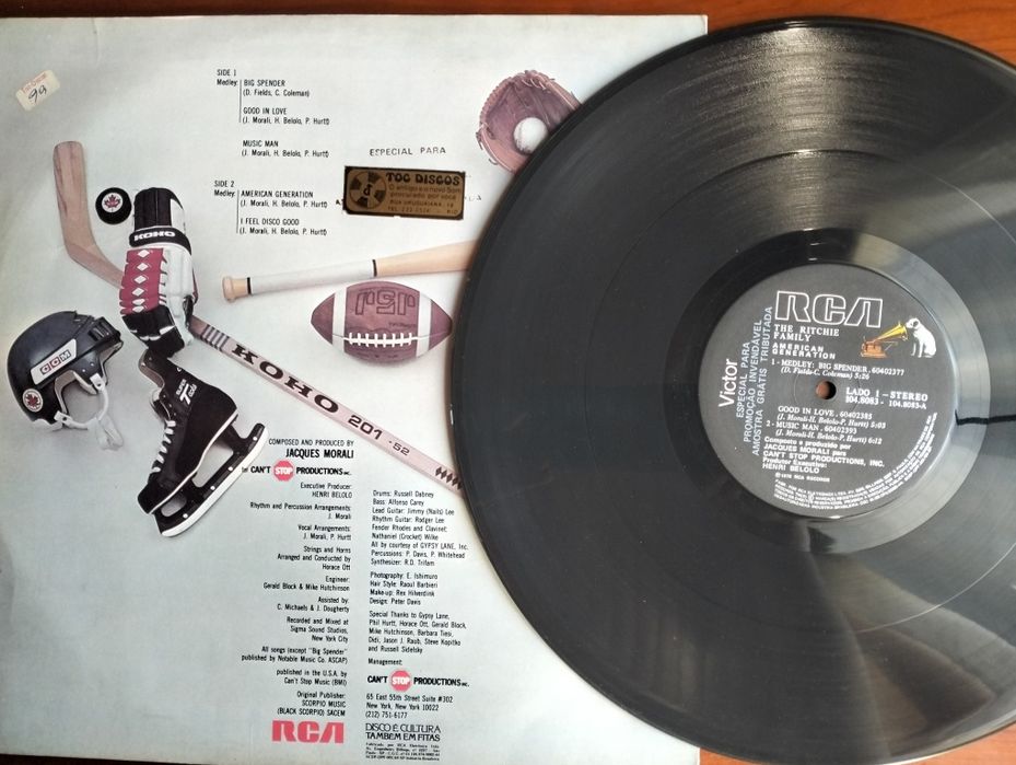 Disco de vinil LP The Ritchie Family - American Generation