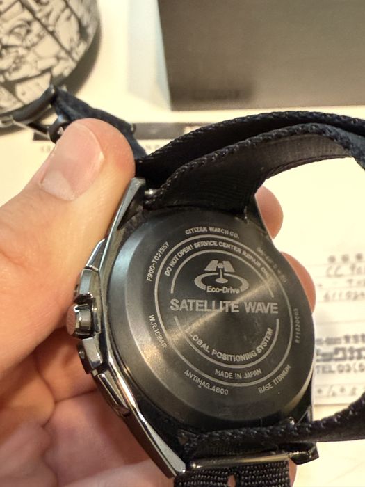 Титан Citizen Attesa CC9015-54E GPS Eco-Drive вічник сапфір будильник