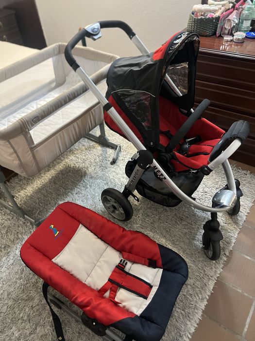 Carrinho + espreguiçadeira