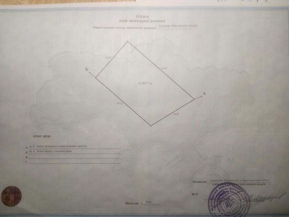 земельна ділянка Вороньків