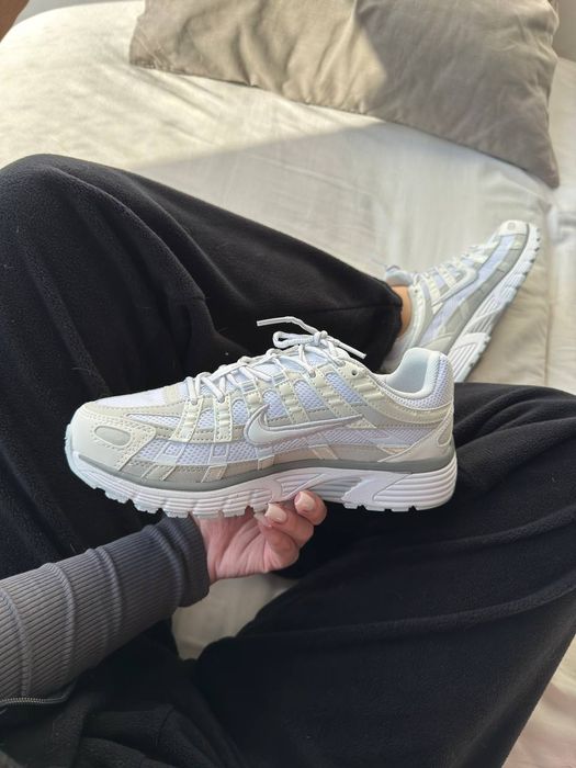 Nike P-6000 white grey / жіночі кросівки найк / женские кроссовки 39