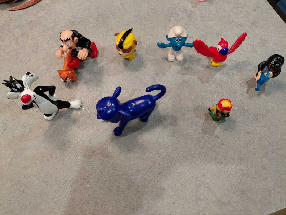 Figurki zwierzeta, roboty