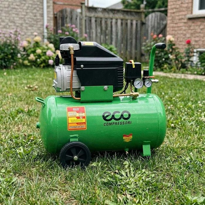 Компрессор воздушный 50 л масляный поршневой ECO AE-501-4 компресор