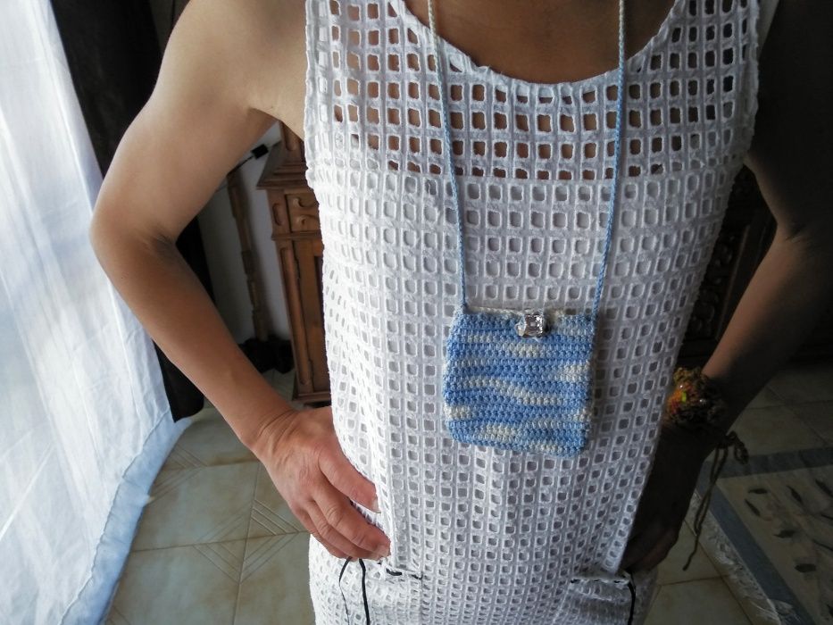 Carteiras para criança em crochet