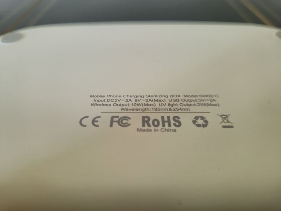 Mobile Phone Charging Sterilizing BOX SW02-C /Санітайзер UV Sanitiser /QI Charger Review