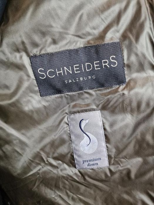 пухова куртка , пуховик від schneiders salzburg вʼязаними манжетами