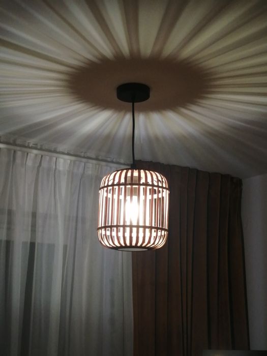 Lampa wisząca bambusowa