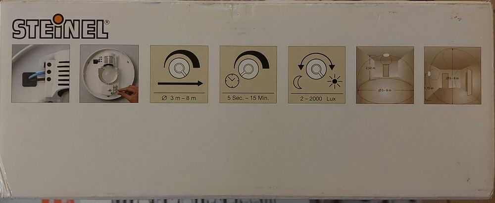 Plafon para lampada E27 com sensor