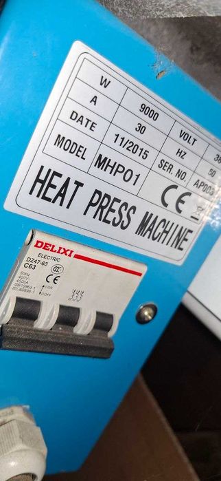 Prasa termotranfserowa  100x80 duża przemysłowa do sublimacji