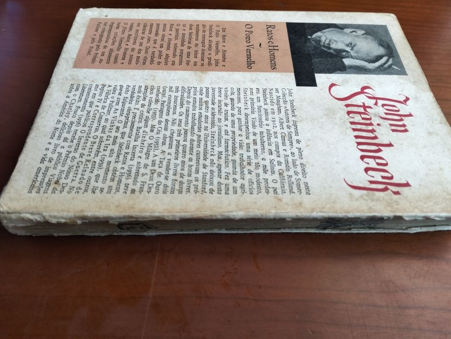 Livro "Ratos e Homens" John Steinbeck