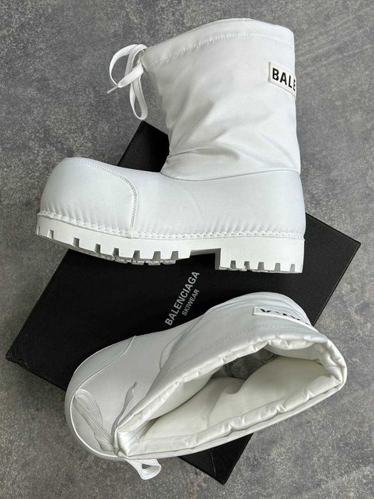 BALENCIAGA Alaska Ski Boots White ботинки буты белые чоботи білі