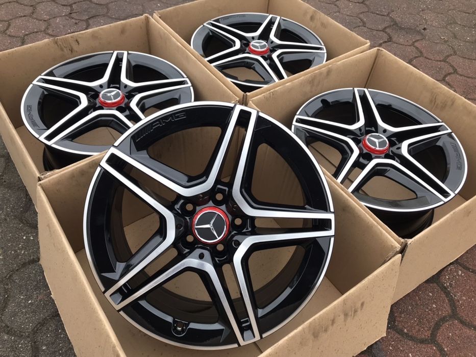 Felgi Mercedes cla a-klasa 18 Amg  5x112 black w177 a176 idealne