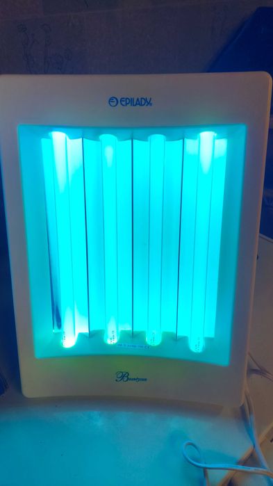 Solário facial com temporizador