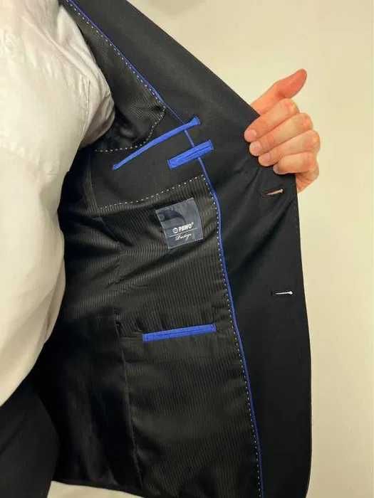 Garnitur czarny marki Pawo (100% wełna)