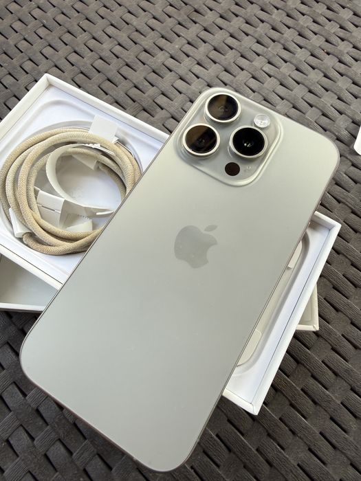 Iphone 15 pro natural titanium 128gb