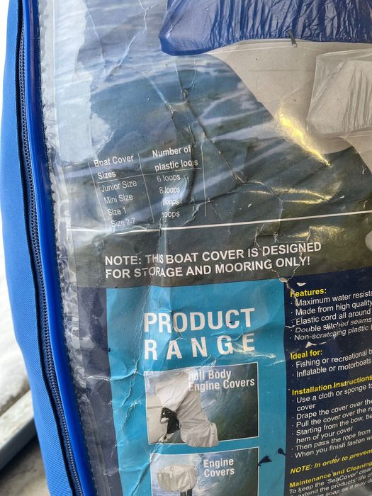 Pokrowiec na Łódź Ponton 7.2m wodoodporny nie rysuje lakieru