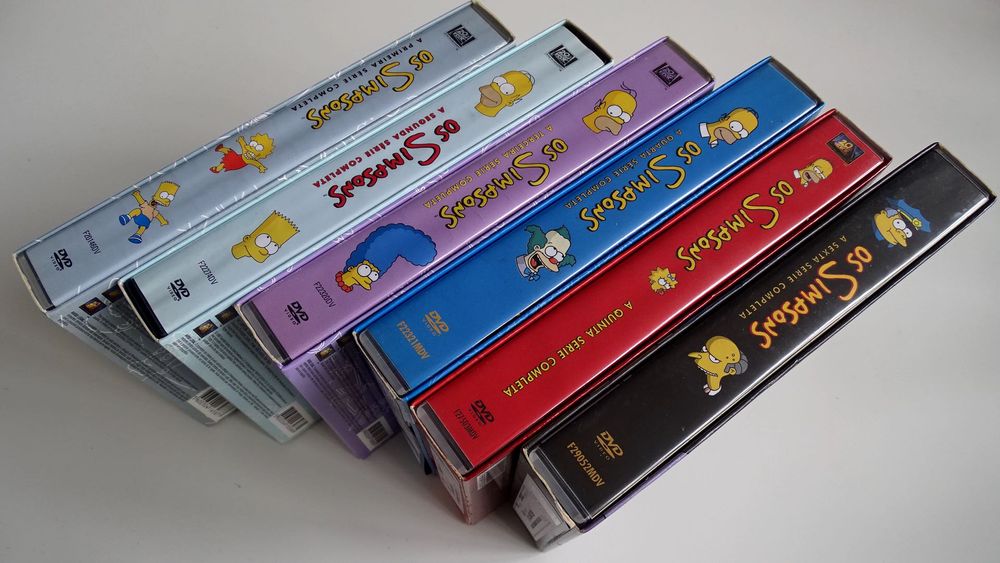 Séries the Simpsons - DVD - 3 Séries 3º + 5º