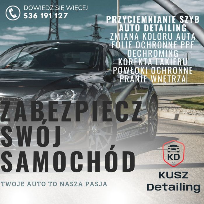 Profesjonalne przyciemnianie szyb I Detailing I Zmiana koloru auta