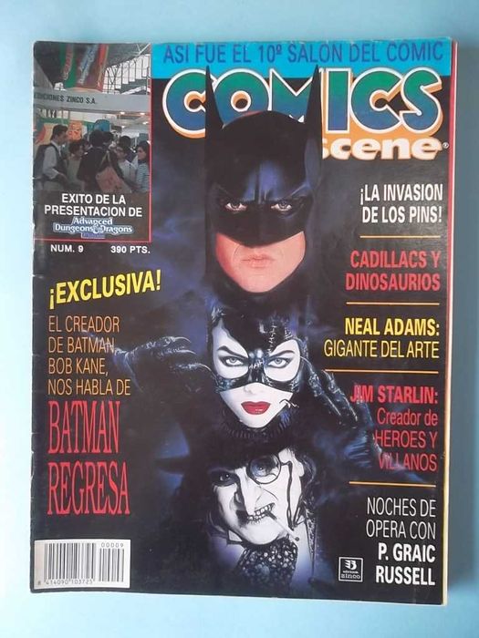 COMICS SCENE - Edição americana / espanhola - 10 exemplares.